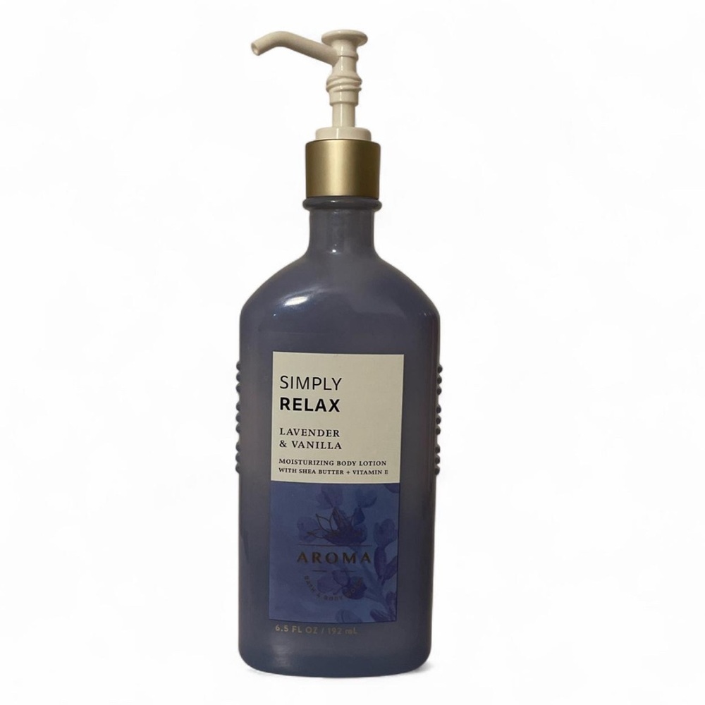 Bath & Body Works Simply Relax Lavender & Vanilla Lotion - Blue